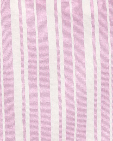 Product image 2 of Kid Striped Peplum Top - Pink