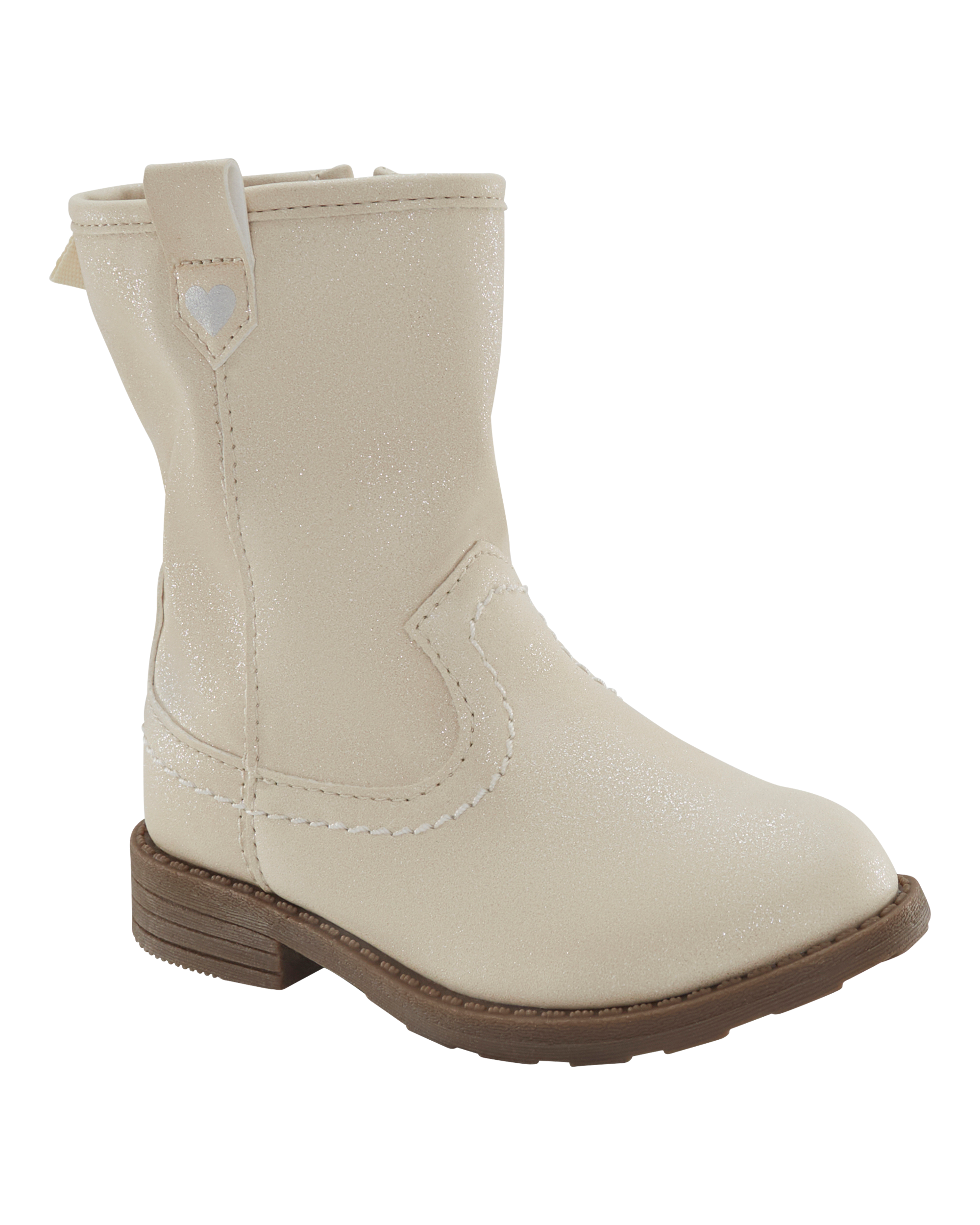 Toddler Cowgirl Boots - White