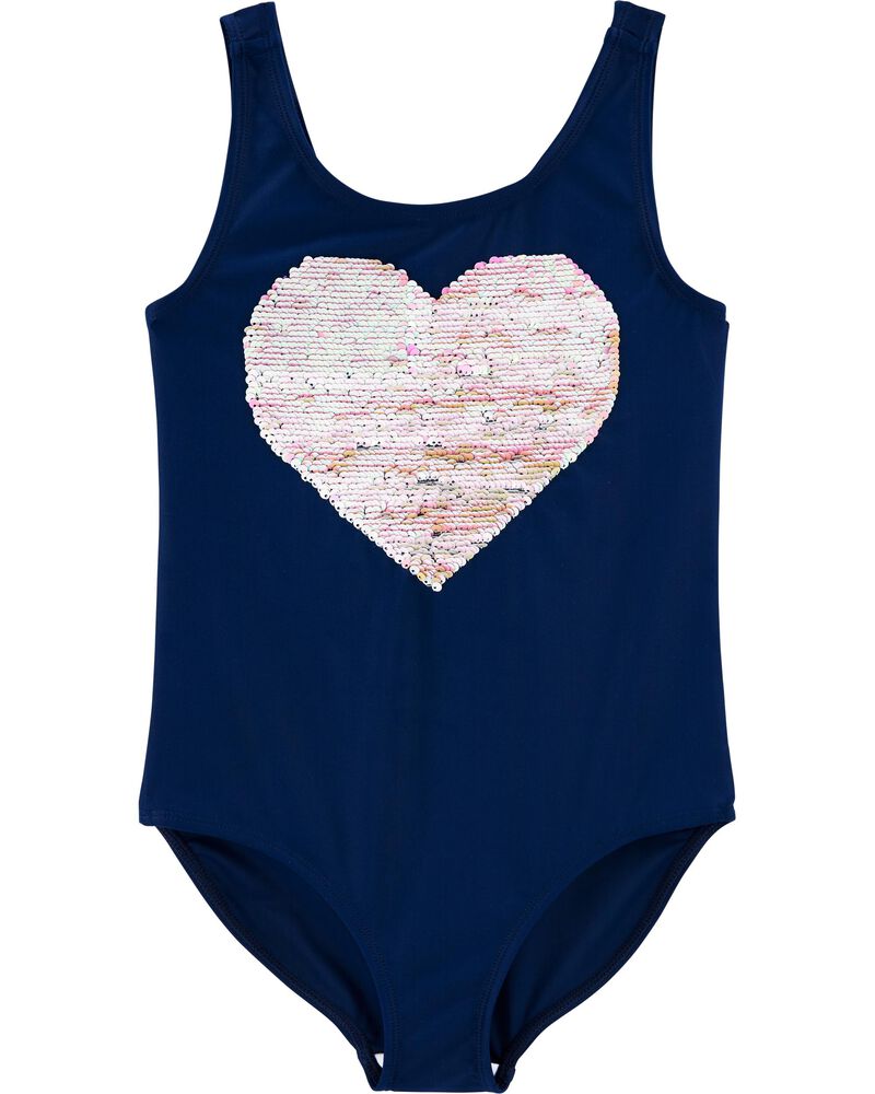 Oshkosh Flip Sequin One Piece Swimsuit Carters Com