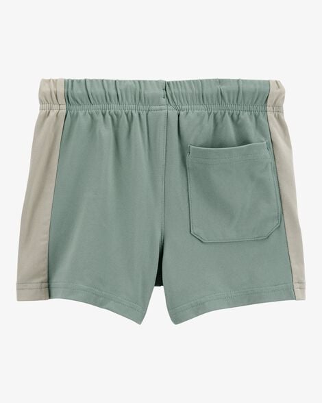  Product image 4 of Toddler Colorblock Pull-On Active Shorts - Green