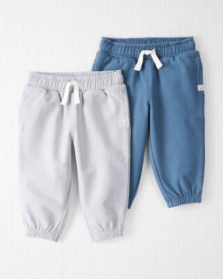 Product image 1 of Baby 2-Pack Organic Cotton French Terry Sweatpants