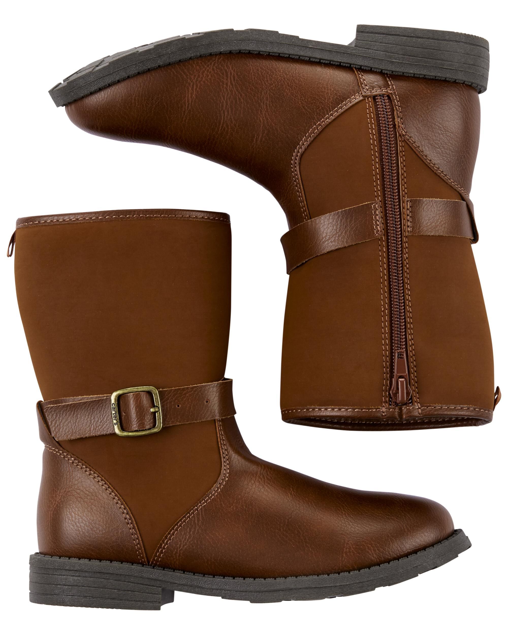 carter's leopard boots