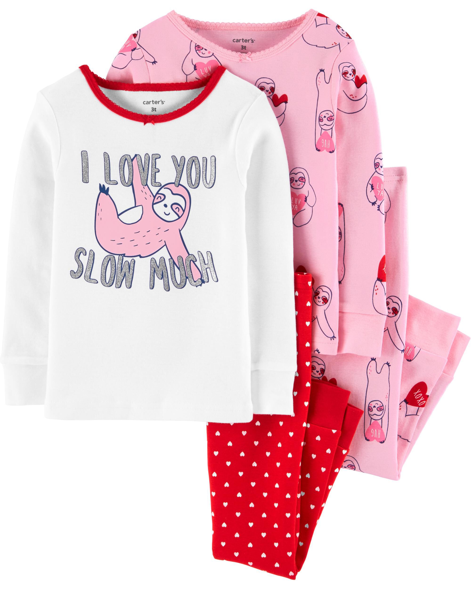 Carter's 4 piece pajama set clearance