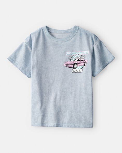 Girls Chevrolet™ Corvette™ Short-Sleeve Graphic Tee - Blue