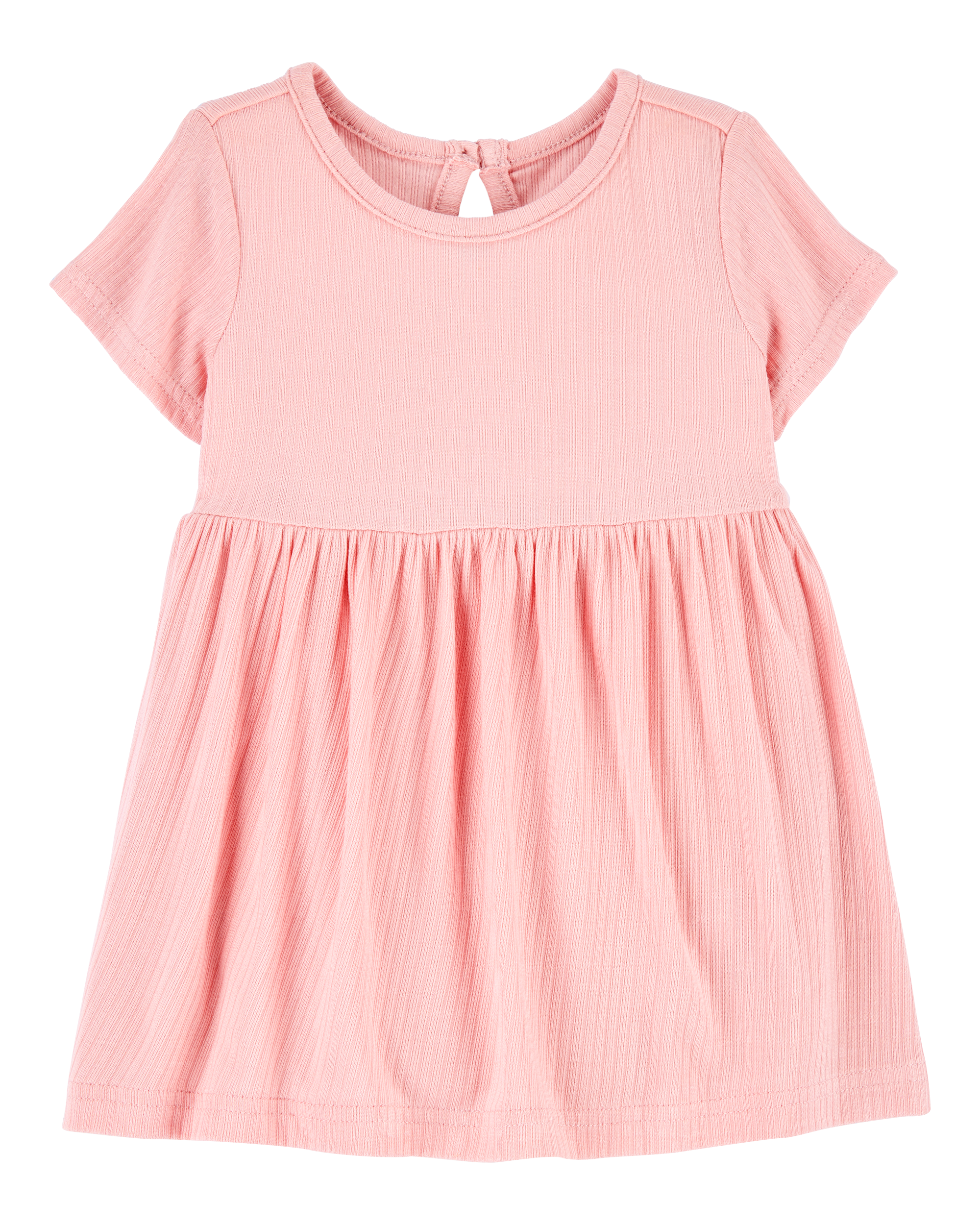 Baby Girl Solid PurelySoft Bodysuit Dress - Pink