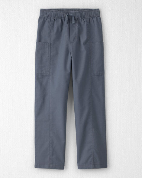 Boys Relaxed Linen Pants Made with Organic Cotton