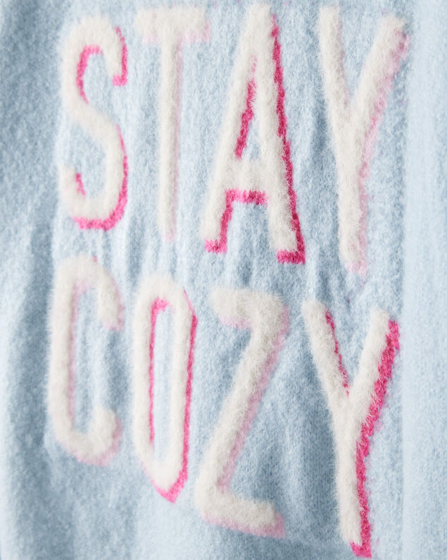 Product image 2 of Girls Stay Cozy Sweater - Blue