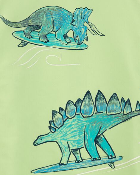  Product image 3 of Toddler 2-Piece Dinosaur Rashguard & Swim Trunk Set