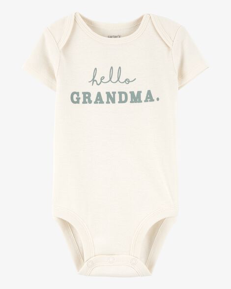  Product image 1 of Baby Hello Grandma Announcement Bodysuit