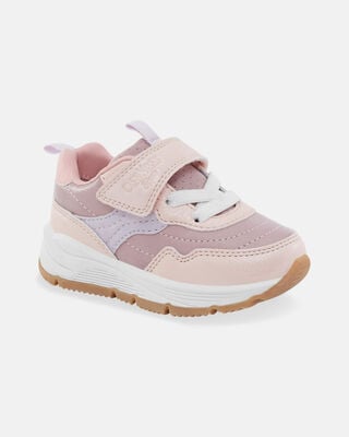 Toddler Girl Casual Sneakers - White/Gold