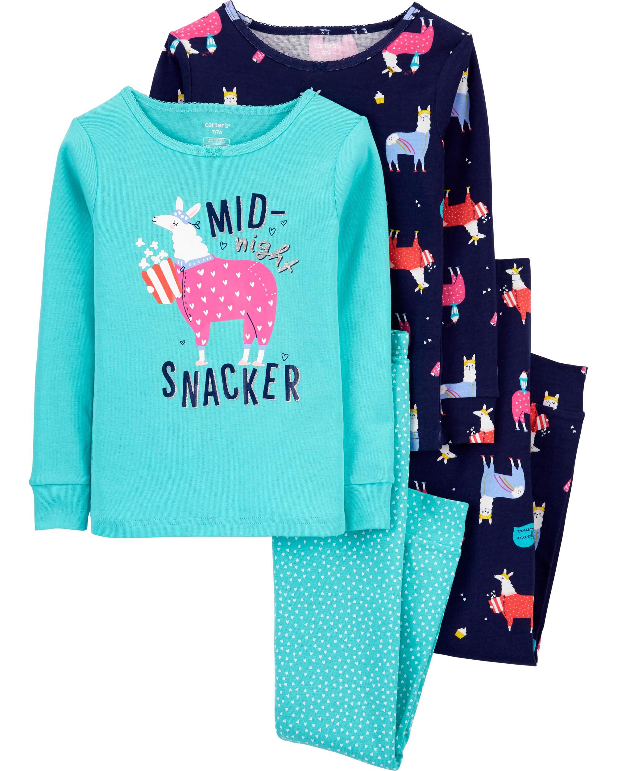 *CLEARANCE* 4-Piece 100% Snug Fit Cotton PJs