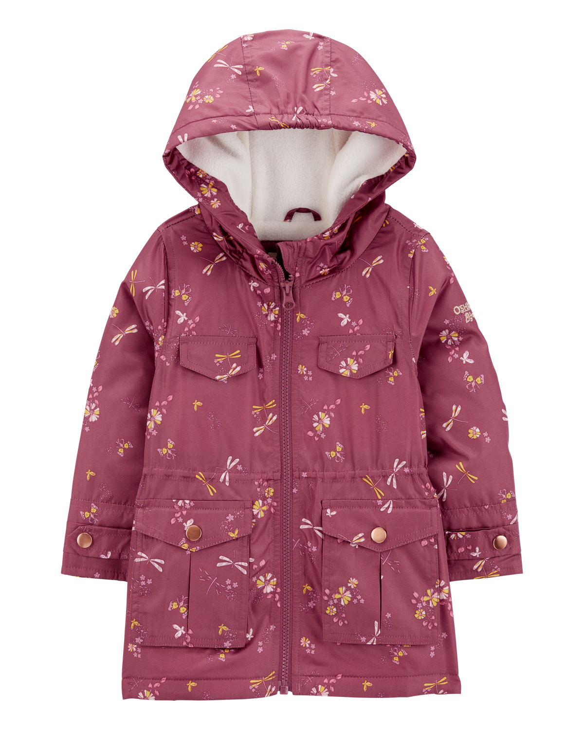 Toddler Dragonfly Print Fleece Lined Midweight Jacket OshKosh Carter s