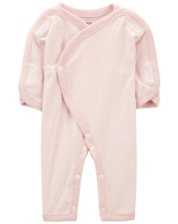 Baby Preemie Striped Cotton Sleep & Play Pajamas