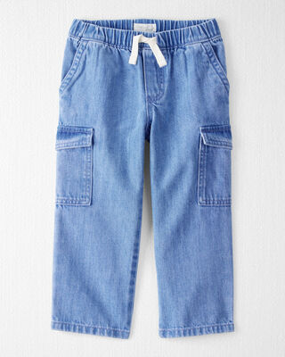 Product image 1 of Toddler Organic Cotton Chambray Cargo Pants