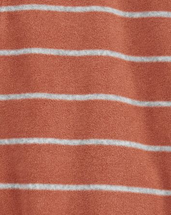 Toddler 1-Piece Striped Fleece Footie PJs, 