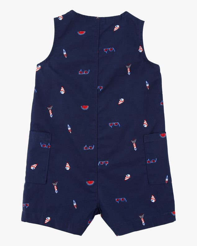 Product image 2 of Baby 4th Of July Button-Down Romper