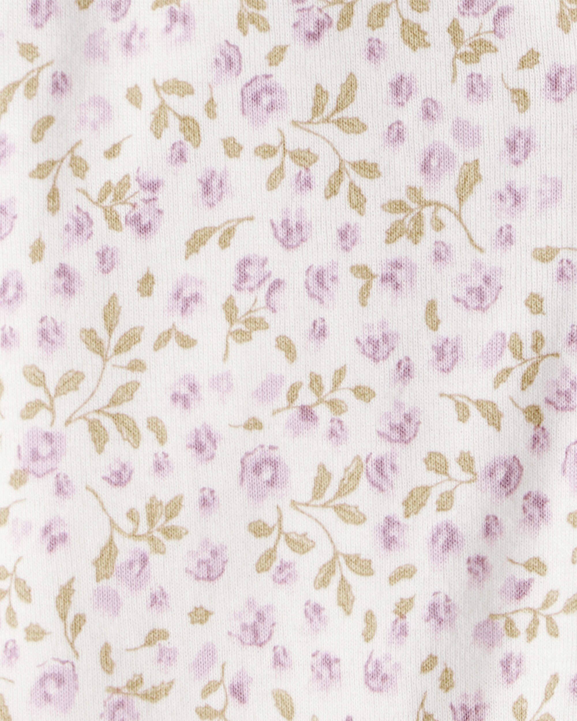 Baby Organic Cotton Sleep & Play Pajamas Botanic Muse Print