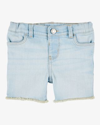 Product image 1 of Toddler Frayed Hem Iconic Denim Short - Splash Wash