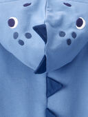 Blue - Toddler Boy Dinosaur Costume Hoodie - Blue, Selected