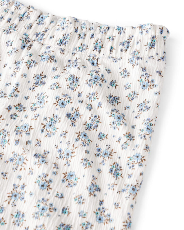 Product image 2 of Toddler Girl 2-Piece Organic Cotton Crinkled Knit Set in BlueMist Bloom Print