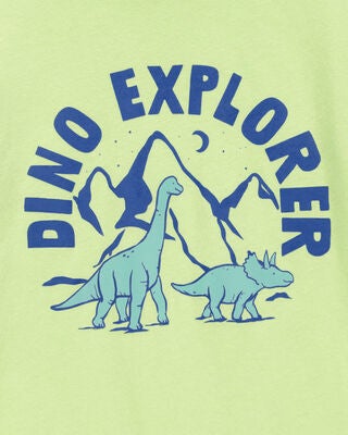 Product image 2 of Toddler Dino Explorer Graphic Tee - Green