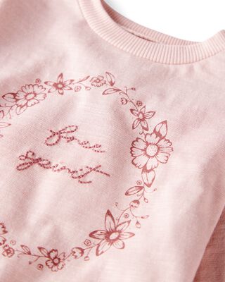 Product image 2 of Baby Girl Organic Cotton Free Spirit Long-Sleeve Jersey Tee
