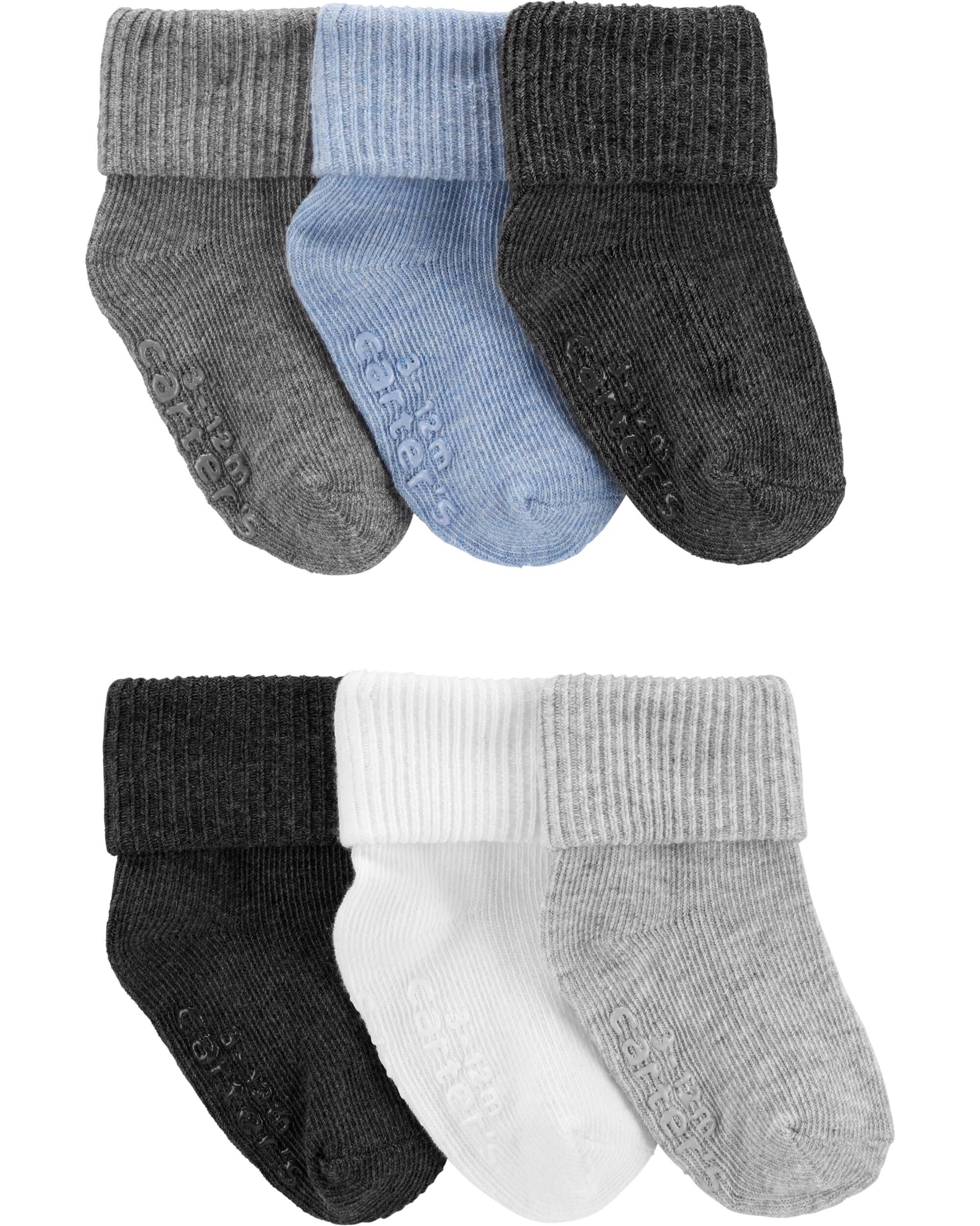 Baby 6-Pack Animal Booties - Carter's | Carter's