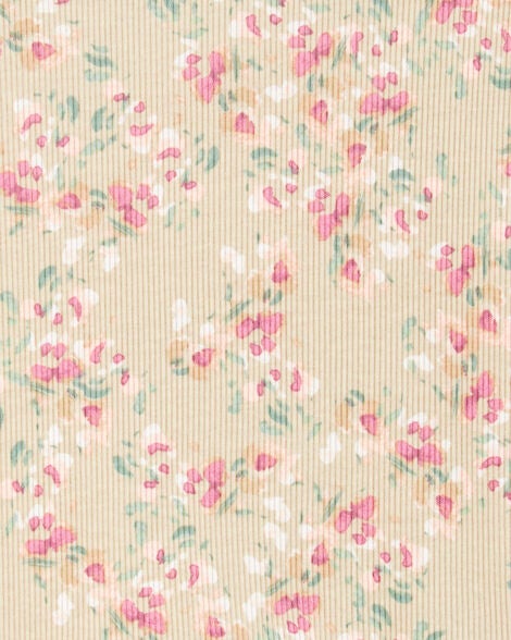  Product image 2 of Baby Short-Sleeve Cotton Rib Floral Top