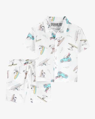 Product image 1 of Toddler Snoopy 2-Piece Gauze Outfit Set