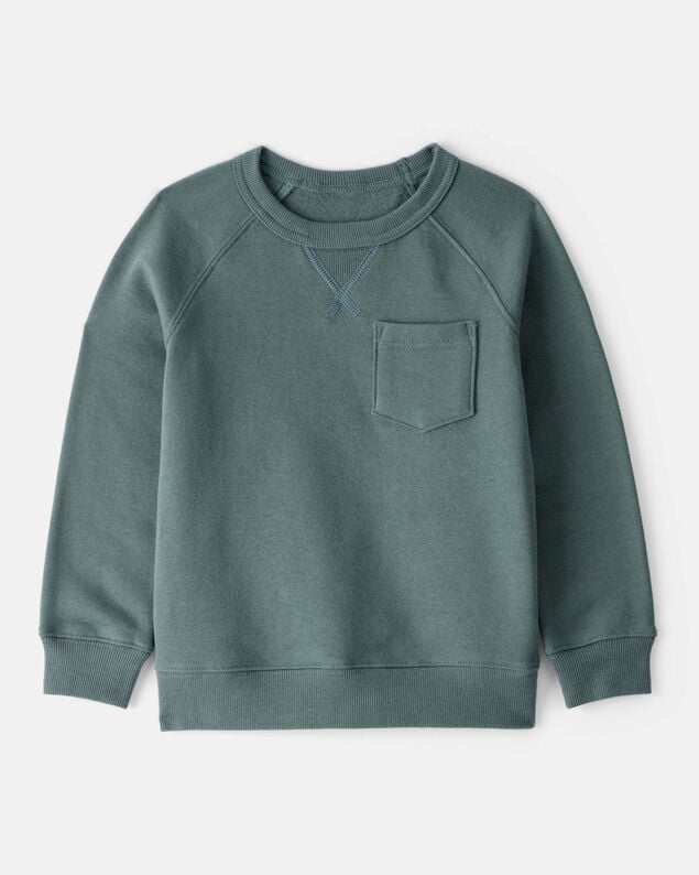 Girls Thermal Hooded Top - Navy