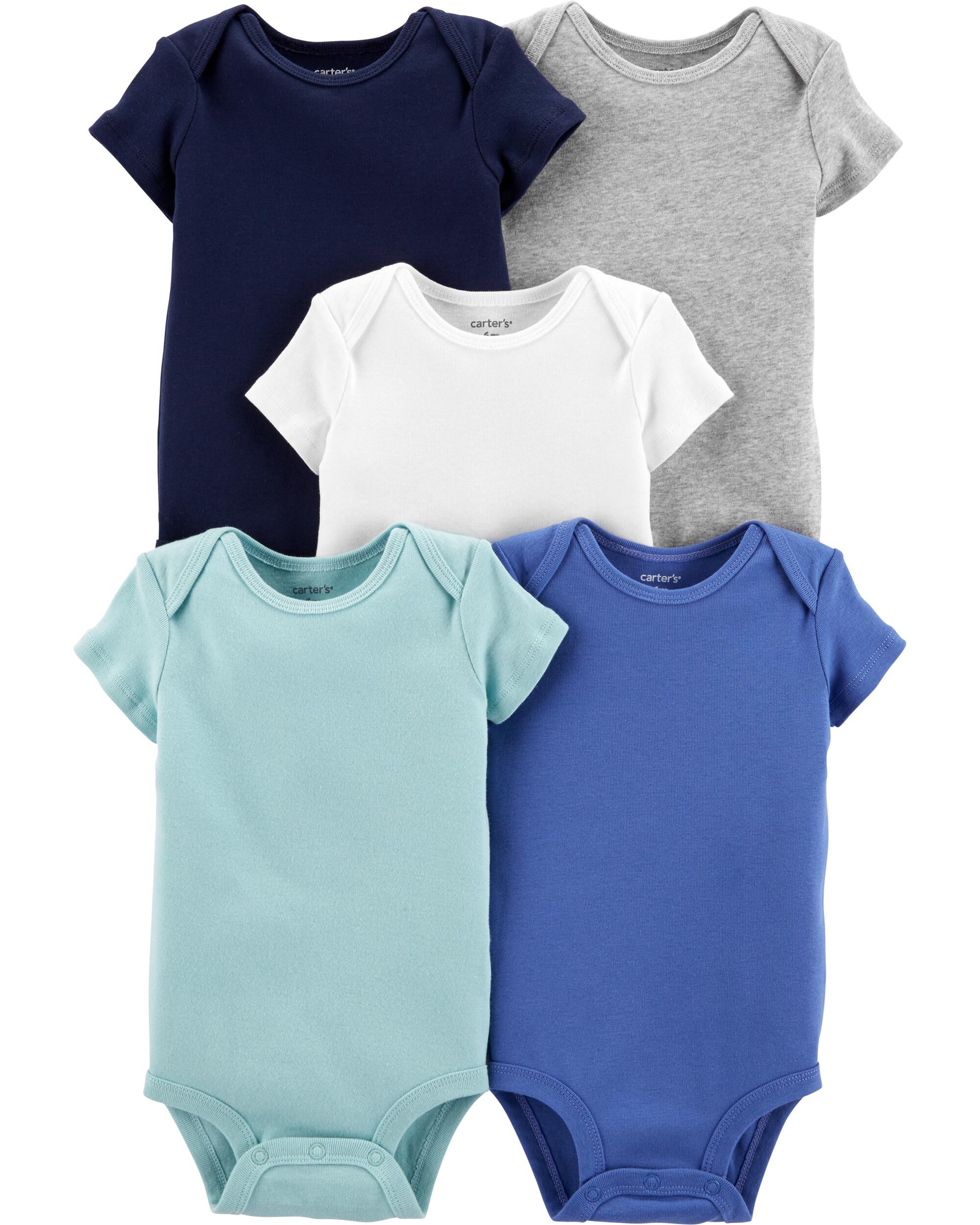 organic short sleeve onesies
