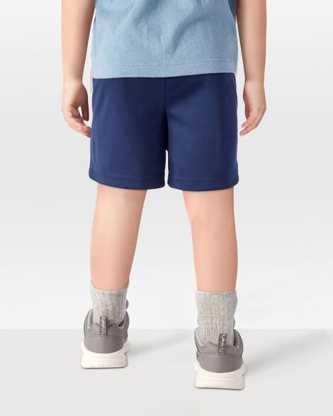  Product image 3 of Toddler Active Mesh Shorts - Navy