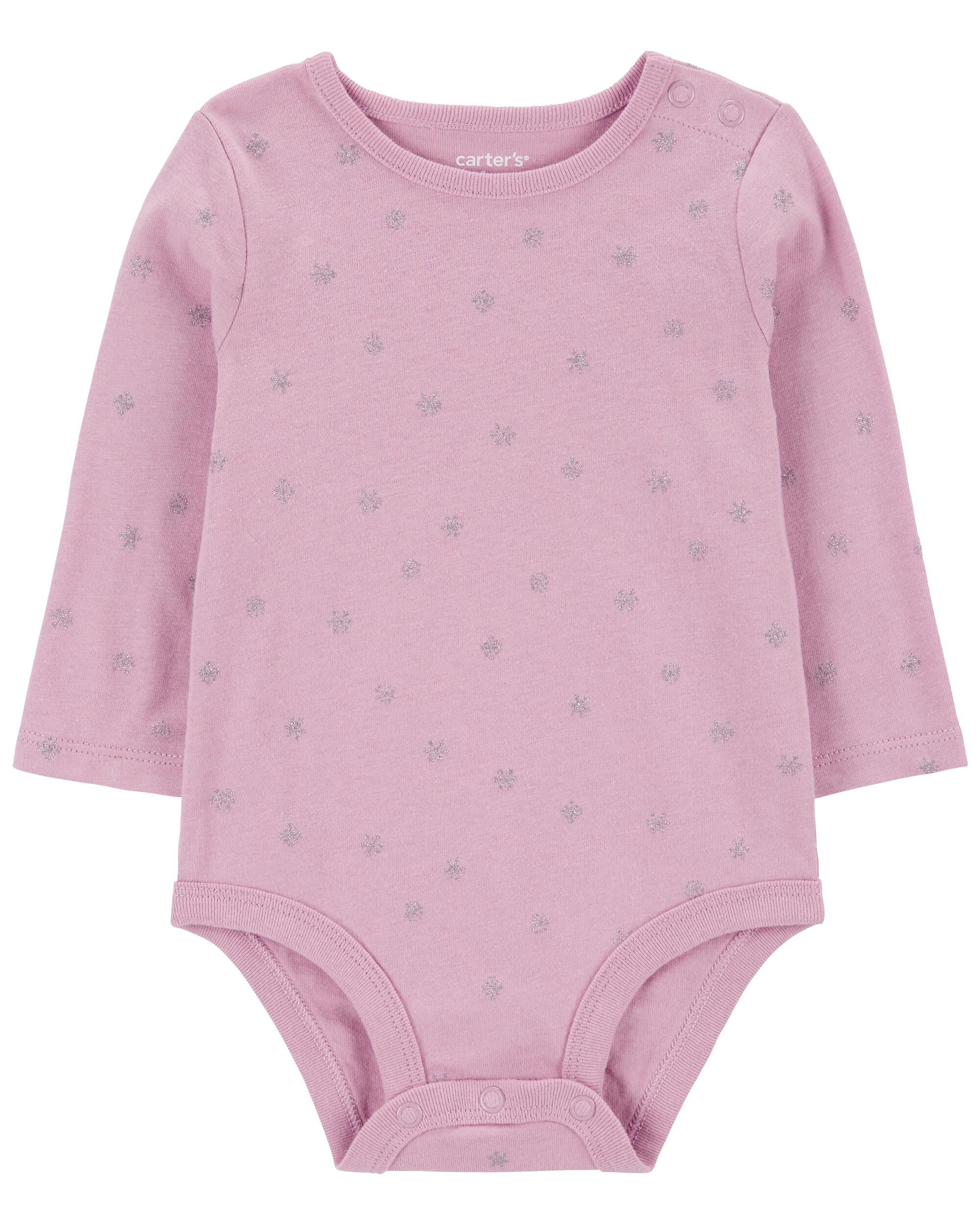 Baby Little Sister Short-Sleeve Bodysuit - Pink - Carter's