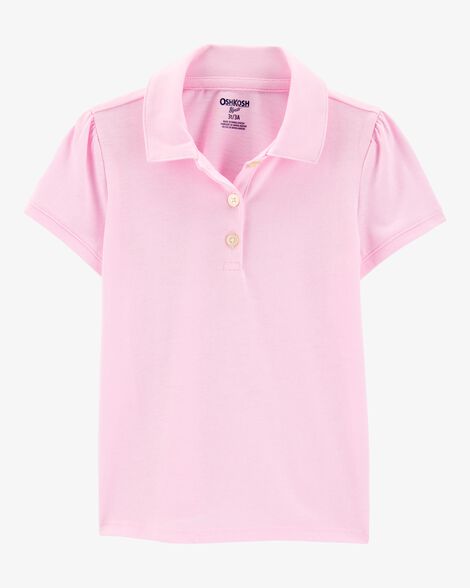Product image 1 of Toddler Pique Uniform Polo Shirt - Pink