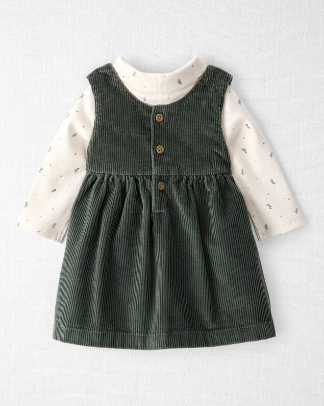Product image 2 of Baby Girl 2-Piece Organic Cotton Jumper Set