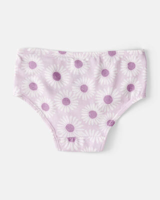 Product image 2 of Toddler 7-Pack Striped Floral Brief Stretch Underwear