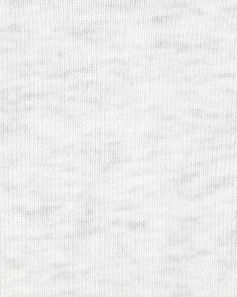  Product image 2 of Baby 5-Pack Striped Birds Short-Sleeve Cotton Bodysuits - Ivory