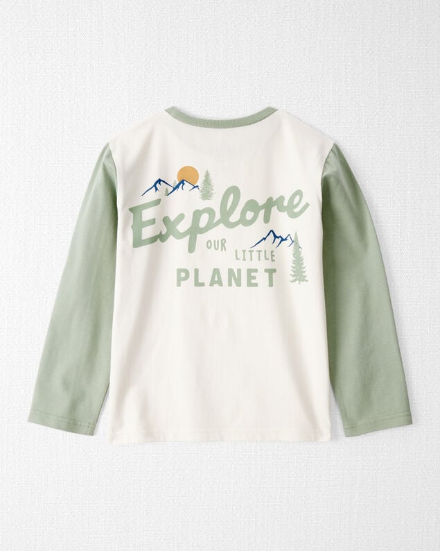 Product image 2 of Kid Organic Cotton Let's Explore Long-Sleeve Tee