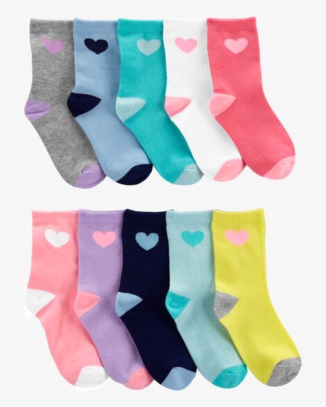 Product image 1 of Kid 10-Pack Crew Socks