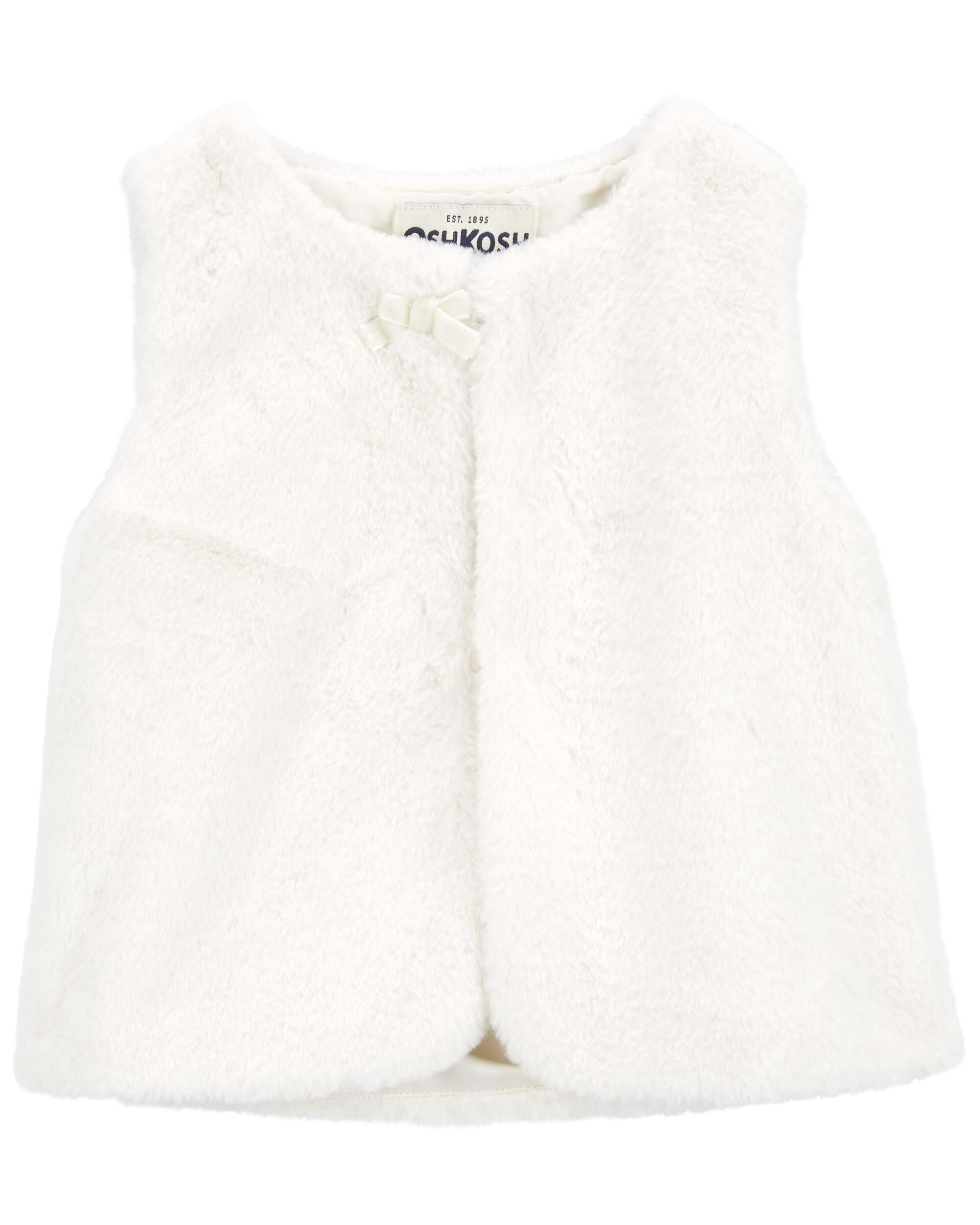 安い割引 - Vest Fur Faux Toddler OshKosh Carter's | ジャケット・アウター