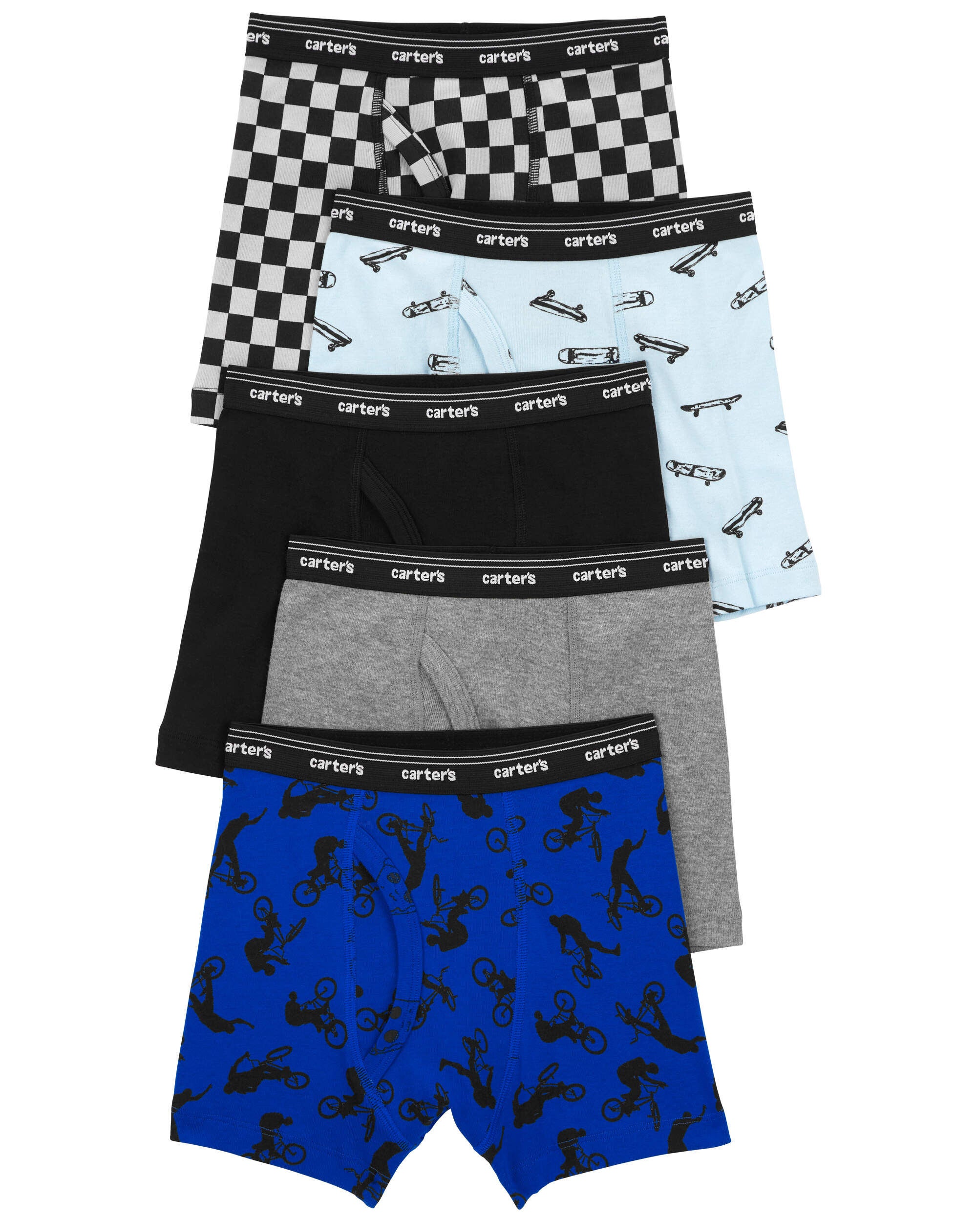 Kid 5 Pack Boxer Briefs Underwear Carter s Carter s