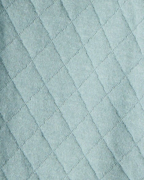 Baby 3-Piece Quilted Dinosaur Little Vest Set - Green/Ivory
