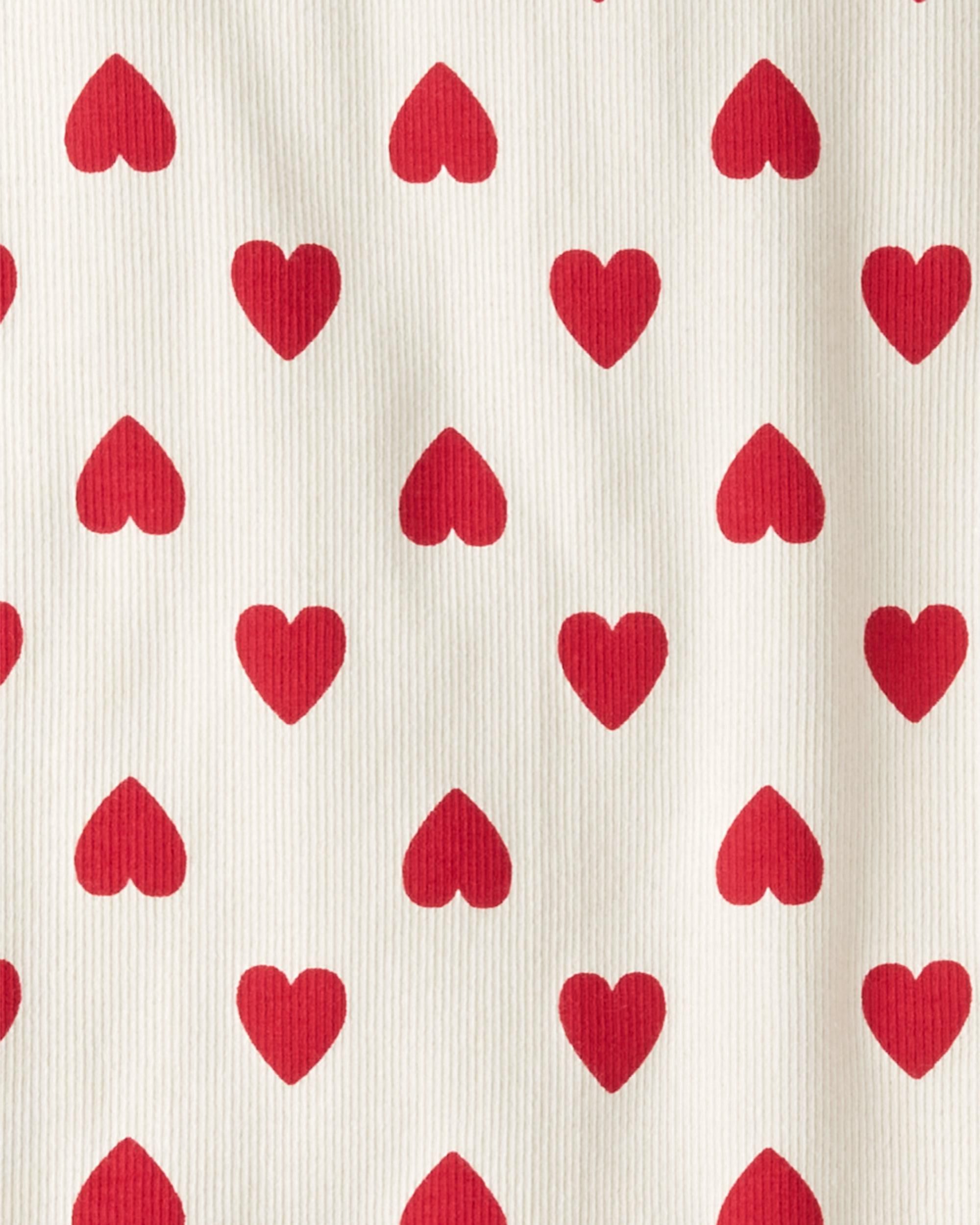 Kid Organic Cotton Pajamas Set in Hearts Little Planet Carter s