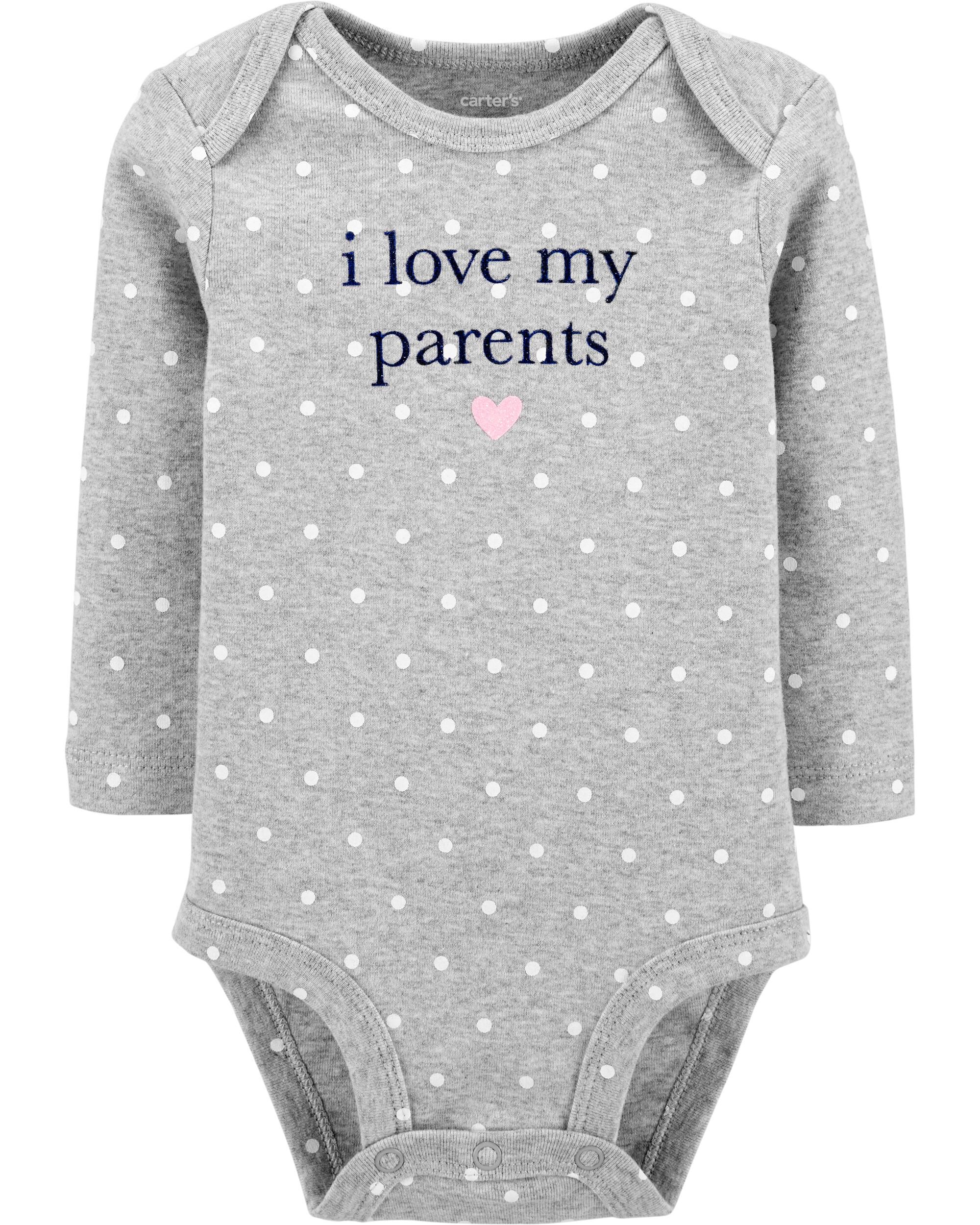 carter's black onesie