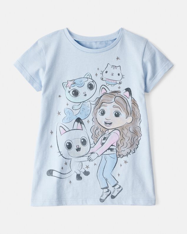 Product image 1 of Toddler Gabby's Dollhouse Short-Sleeve Graphic Tee - Blue