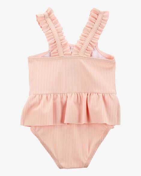 Product image 3 of Baby 2-Piece Sun Hat & Ruffle 1-Piece Swimsuit Set