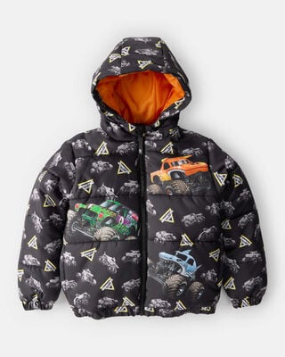 Boys Grave Digger Pullover Sweatshirt - Black