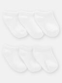 White - Baby Boy 6-Pack No Show Socks - White, Selected