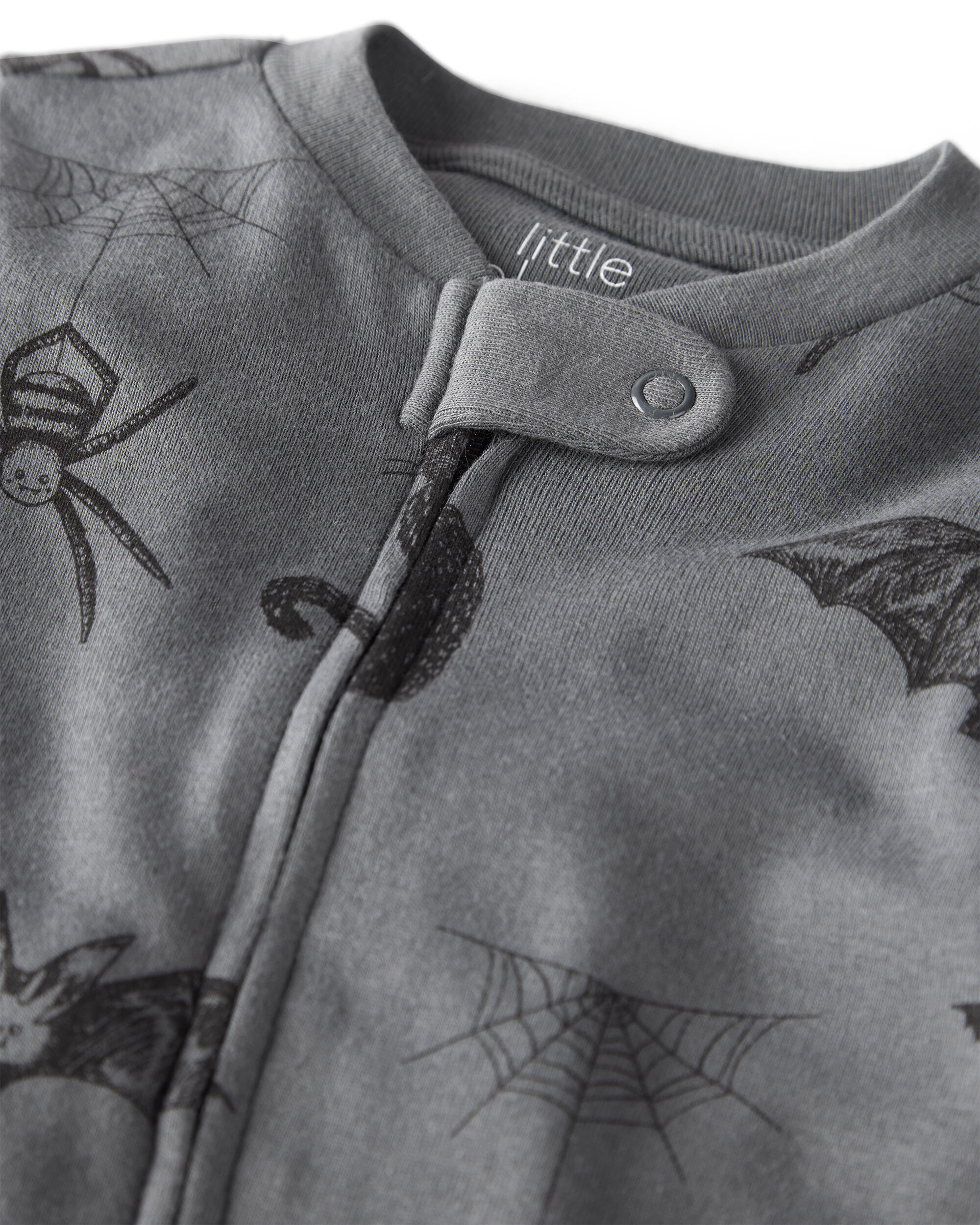 Baby Organic Cotton Sleep & Play Pajamas Spooky Creatures Print