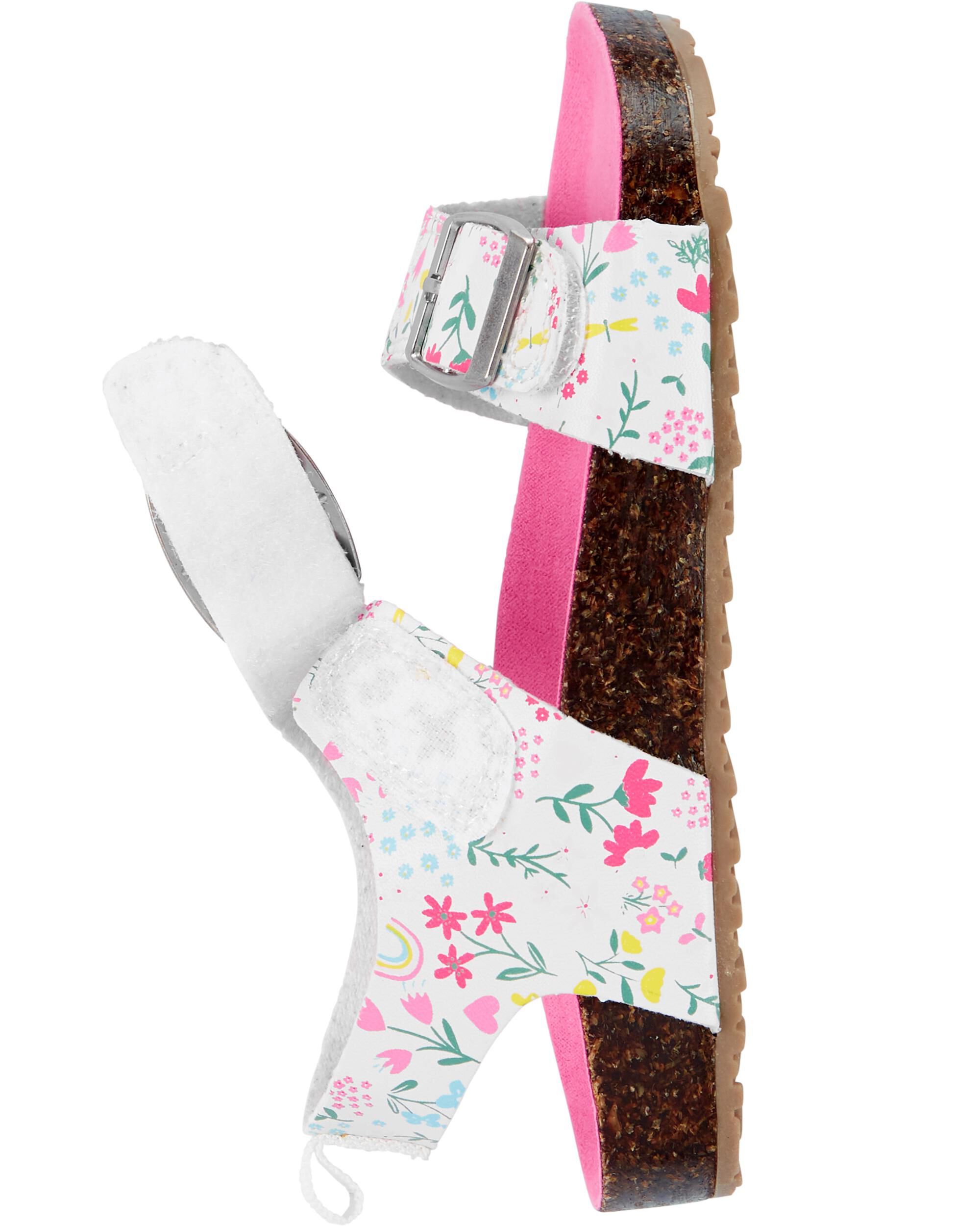 carter's cork sandal baby shoes